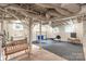 Spacious unfinished basement area, with visible utilities and ready for customization, has lots of potential at 600 S Central Ave, Belmont, NC 28012