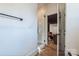 Modern bathroom features a glass shower with a subway tile surround at 7403 Grassy Ridge Rd, Denver, NC 28037