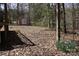 View of backyard with shed, flowerbed, and trees at 7597 Webbs Rd, Denver, NC 28037
