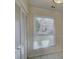 Dining area with tile floors and a bright window with white blinds at 961 Sardis Cove Dr, Charlotte, NC 28270