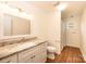 Well-lit bathroom with granite countertops and a shower and bath combination at 1993 Moss Farm Rd, Hickory, NC 28602