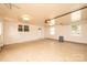 Spacious garage offering ample room for parking and storage, plus a side door at 1993 Moss Farm Rd, Hickory, NC 28602