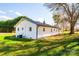 Exterior side view of home showing well-maintained lawn and pristine siding at 1993 Moss Farm Rd, Hickory, NC 28602