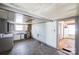 This kitchen features custom-built cabinets and easy access to the bedrooms at 208 Columbia Ave, Rock Hill, SC 29730