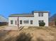 Back exterior of home with a spacious yard, patio and well-maintained features at 2115 Genesis Dr, Monroe, NC 28110