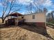 Spacious backyard features a covered patio and lots of space to entertain at 426 W Ballard St, Cherryville, NC 28021