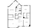 Second floor plan with bedrooms, baths, walk-in closets, and an electrical room at 4608 Oakburn Dr, Charlotte, NC 28269