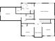 Upper-level floor plan including bedrooms, bathrooms, and a walk-in closet for optimal space and comfort at 670 Sherwood Pl, Mooresville, NC 28115