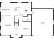 Detailed first floor layout featuring a kitchen, living room, dining area, and garage at 9144 Cameron Wood Dr, Charlotte, NC 28210