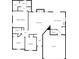 Detailed floor plan showcasing the layout of the primary bedroom, eat-in kitchen, and garage at 1025 Ridgefield Cir, Indian Trail, NC 28079