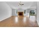 Open-concept living space with fireplace and abundant natural light at 1025 Ridgefield Cir, Indian Trail, NC 28079