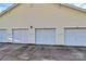 Attached garages for convenient parking and storage space at 10663 Hill Point Ct, Charlotte, NC 28262