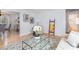 Spacious living room with hardwood floors and access to dining room and bathroom at 107 Grand Canyon Rd, Stanley, NC 28164