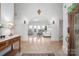 Inviting living room with archway, hardwood floors, and natural light, perfect for relaxation and entertaining at 110 49Th Avenue Nw Pl, Hickory, NC 28601