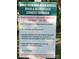 Community HOA sign outlining River View access rules and regulations for residents at 1219 Catawba Run Rd, Lowell, NC 28098