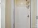 White shower with built in caddy at 1219 Catawba Run Rd, Lowell, NC 28098