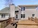 Large back deck with space for entertaining and overlooking a large backyard at 1442 Rainforest Ct, Gastonia, NC 28054