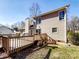 Spacious back deck with plenty of space for entertaining, and a fenced in yard at 1442 Rainforest Ct, Gastonia, NC 28054