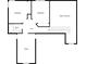 The home's floor plan features bedrooms, a bathroom, a hall, and an open-to-below area at 1442 Rainforest Ct, Gastonia, NC 28054