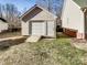 Detached garage with ramp access and easy access to the house at 1442 Rainforest Ct, Gastonia, NC 28054