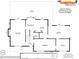 First floor plan showcasing kitchen, living room, office, porch, patio and garage. Total 1,239 Sq Ft at 1448 Morrocroft Trl, Gastonia, NC 28054