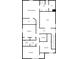 Second-level floor plan layout of the property at 174 Hanging Rock Trl # 104, Statesville, NC 28625