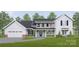 Charming new construction home with a covered porch and a two car garage at 1A Riverlane Rd, Rock Hill, SC 29730