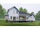 Charming rear exterior featuring a lovely deck and stairs to the backyard at 1A Riverlane Rd, Rock Hill, SC 29730