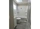 Modern bathroom with white fixtures, a shower-tub combo, and updated vanity at 24257 Austin Rd, Albemarle, NC 28001
