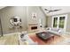 Stylish living room boasting a decorative fireplace, comfortable seating, and modern decor at 2A Riverlane Rd, Rock Hill, SC 29730