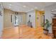 Versatile bonus room with hardwood floors, outdoor access, and a bright, airy atmosphere at 3196 Stonemill Path, Sherrills Ford, NC 28673