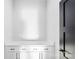 Built-in storage in a light-filled room with white cabinets and black hardware at 4029 Miller Rd, Salisbury, NC 28147