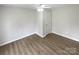 Clean bedroom with new flooring, a ceiling fan, and fresh paint for a modern aesthetic at 510 Newport Dr, Salisbury, NC 28144