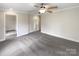 Spacious main bedroom with carpet, a ceiling fan, and ensuite bathroom at 510 Newport Dr, Salisbury, NC 28144
