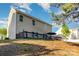 Charming backyard with deck provides a peaceful retreat with views of the surrounding greenery at 532 Dalkeith Ave, Rock Hill, SC 29732