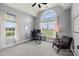 Bright office space with vaulted ceilings, large window and neutral decor at 6808 Austin Grove Church Rd, Marshville, NC 28103