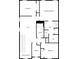 Second-story floor plan showcasing bedrooms, baths, a loft, laundry, and walk-in closet at 7120 Saltpeter St, Charlotte, NC 28215