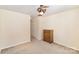 Neutral bedroom features a ceiling fan, and a dresser for ample storage at 7361 Sun Dance Dr, Fort Mill, SC 29707