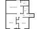 Floor plan showcasing the second level with a primary bedroom, 2 baths, two bedrooms, and a hall at 755 Ottawa Dr, Rock Hill, SC 29732