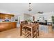 The inviting living room is open to the kitchen, making it a great space for Gathering gatherings and entertaining at 9136 Ladson Rd, Indian Land, SC 29707