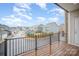 This balcony features a wet deck and a view of the neighborhood at 11679 Red Rust Ln, Charlotte, NC 28277