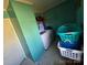 Laundry room equipped with a washer, dryer, and storage solutions at 117 Jones Rd, Shelby, NC 28150