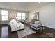 Stylish living room with contemporary decor, hardwood floors, and natural light at 1814 Shumard Ln, Charlotte, NC 28205