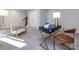 Bright office space with modern desk and chair, next to two large doorways at 1814 Shumard Ln, Charlotte, NC 28205