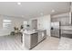 Spacious kitchen featuring granite countertops, stainless steel appliances, and ample storage space at 3309 Colorado Blue Ct, Gastonia, NC 28056