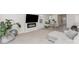 Bright living room featuring a cozy fireplace, modern furnishings, and neutral color palette at 3309 Colorado Blue Ct, Gastonia, NC 28056