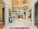 Gracious foyer with high ceilings, marble floors, elegant staircase, and sophisticated decor at 4510 Old Course Dr, Charlotte, NC 28277