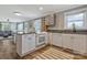 Kitchen with granite countertops, eat-in bar, with access to the living room and dining area at 4790 Polk Ford Rd, Stanfield, NC 28163