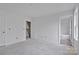 This bedroom allows access to the bathroom and the attic at 513 Harrel St, Salisbury, NC 28144