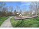 Well-maintained community playground with walking path and green space for recreation at 1100 Millbank Dr, Matthews, NC 28104